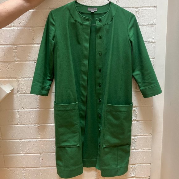 COS Statement Green Jacket Dress with Pockets - Picture 1 of 8